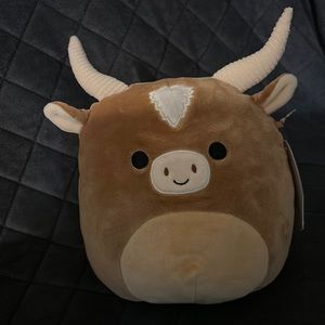8” cow bull longhorn Wilfred squishmallow